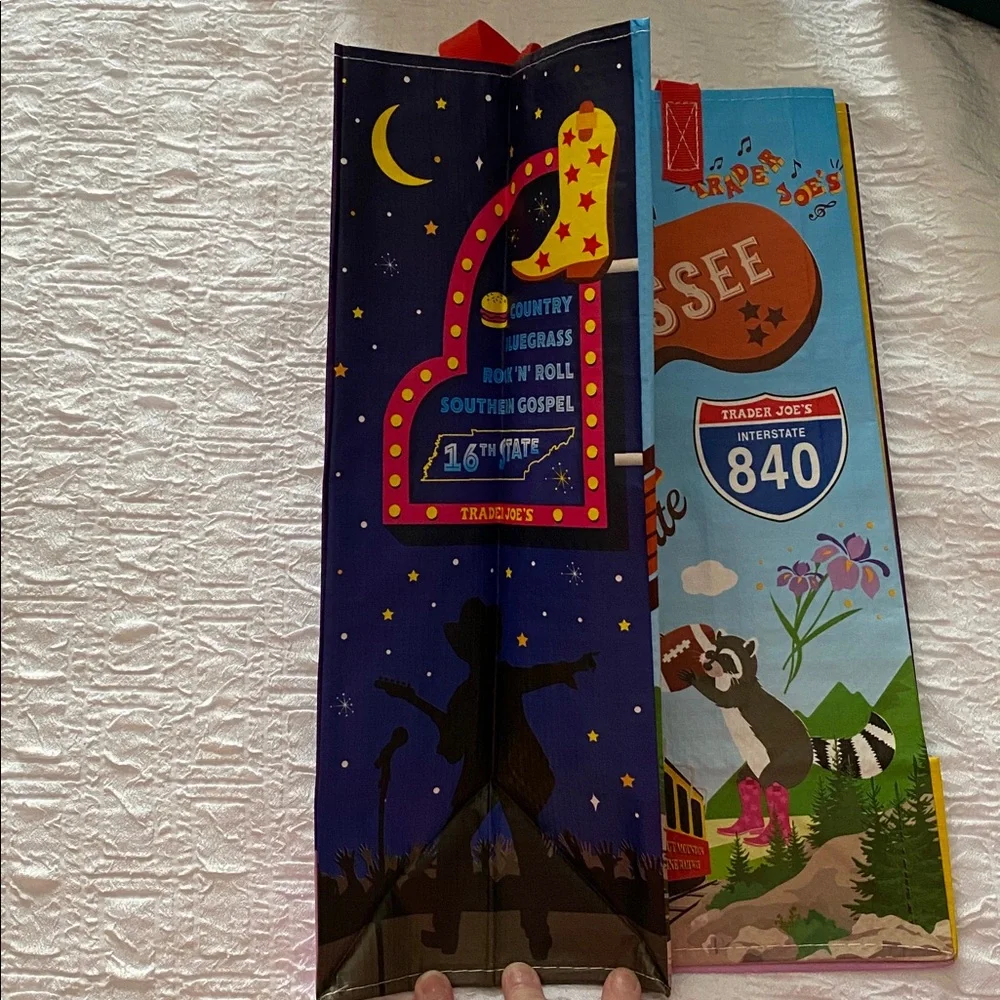 Trader Joe's Tennessee Volunteer State Reuseable Shopping Bag-  NWT - Picture 4 of 6
